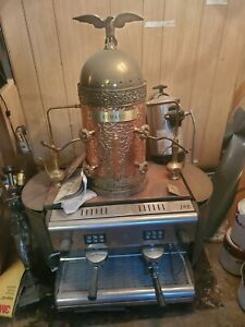 Beautiful Copper and Brass Michelangelo Espresso Machine