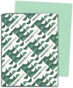 Wausau conteo Exacto de Multipurpose Paper, 8.5 x 11 inches, Verde, 500