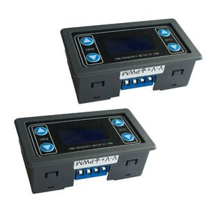 2pcs Signal Generator Adjustable PWM Pulse Frequency Duty Cycle with Shell