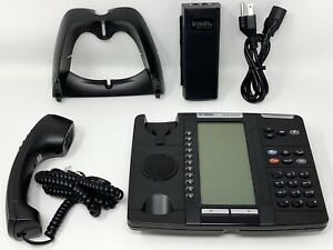 Mitel 5320e Dual Mode Backlit Large Gigabit Phone &amp; iCreatin PoE Injector Bundle