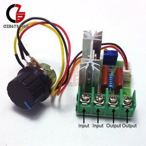 2000W High Power Voltage Regulator Switch Motor Speed Controller Module 50-220V
