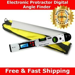 Digital Goniometer Electronic Protractor Inclinometer Angle Find Measuring Ruler