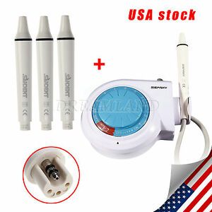 Dental Ultrasonic Scaler w/ Tips fit EMS/Cavitron +3 Scaling Handpiece Q ETI