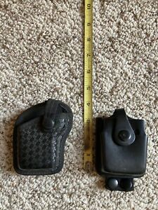 Bianchi Accumold Elite Mic Pack Pager Case Leather Holder Lot