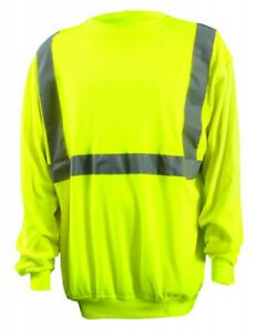 (Class 2 / Crew Neck, X-Large) - OccuNomix LUX-SWTL-YXL Classic Lightweight