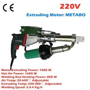 AC220V Handheld Plastic Extrusion Welder Hot Air Extruder 5001B Plus