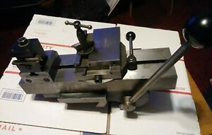 Hardinge Double Cross Side And Tool Holder.