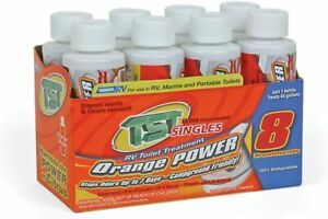Camco TST Ultra-Concentrated, 8-Pack (4 oz Bottle),TST Orange,41191
