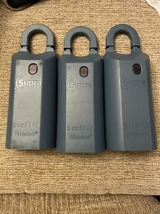 3 SUPRA iBOX BT Bluetooth Lockbox  Model 002060 Quick Ship, Read Description!!!