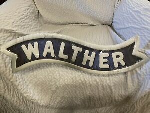Walther Arms Aluminum Sign