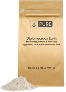 Pure Natural Diatomaceous Earth, 2 lb, Made in USA, Freshwater DE, &amp; Purity