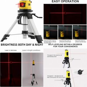 CO-Z Line Laser Level with Tripod, Auto Leveling Kit Combo Horizontal/...