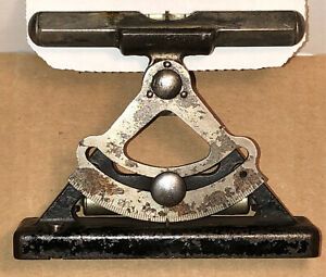 VTG CF Richardson Athol Mass Machinist Bubble Level Protracer?? SUPER RARE!!!