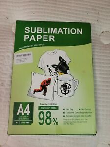 ColorSub 110 Sheets Sublimation Paper 8.3x11.7 inches A4 Size