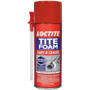 Loctite TITE FOAM Gaps &amp; Cracks,Insulating Foam Sealant, 12 Oz. USA