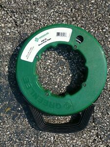 125 ft Feet GREENLEE 438-10 Steel Fish Tape 125&#039; x 1/8&#034; x .060 (38M 3.2MM) NOS