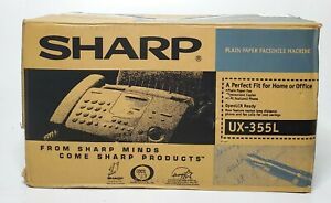 Sharp Fax Machine UX-355L Plain Paper ***NEW IN BOX*** Please Read