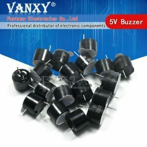 10pcs Active Buzzer Alarm 5V 12*9.5mm Sounder speaker Buzzer