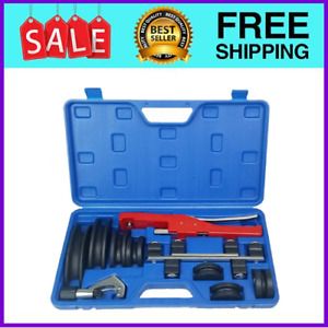 Tube Pipe Bender Bending Kit Refrigeration Ratcheting Tubing Benders