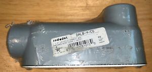 Red Dot DALB-4-CG 1-1/4&#034; Threaded D-Pak Die Cast Aluminum Conduit Body-Back Open
