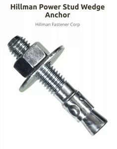 Hillman 372315 Power Stud 3/8 In. x 3 In. Wedge Anchor (50Ct.)