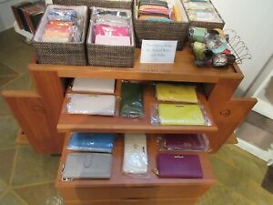 Retail Accessory Fixture New Wood Drawers Shelves