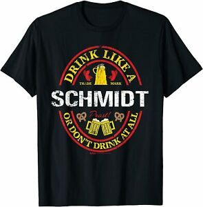 NEW Limited Vintage Dr*nk Like A Schmidt Oktoberfest 2021 Dr*nk*ng Gift T-Shirt