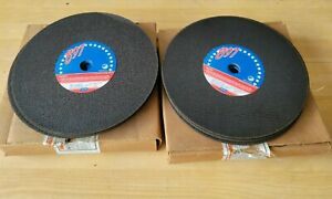 Lot of 17 Norton B97 10&#034; Cut Off Wheels for Metal - 7/8&#034; Arbor - NOS