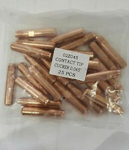 Airgomig 02Z045 Copper Contact Welding Tip 0.045&#034;  ~  25-Pack