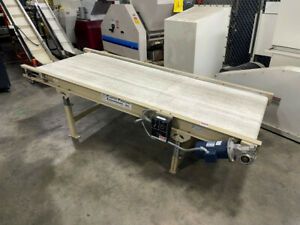 PPE PC-368VS 8&#039; long 36&#034; wide Adjustable Conveyor (#11814)