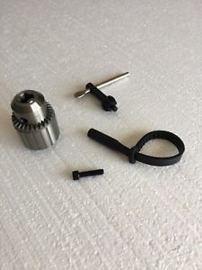 Milwaukee 48-66-1355 1/2&#034; Chuck 1/2-20 RH Thd/w Key &amp; Acc. Fits multiple drills 