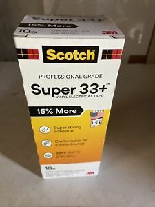 Scotch 6132BA10 Super 33+ Vinyl Electrical Tape - 10 Count