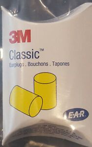 3M Ear Classic Earplugs - Yellow (Lot-7 ea.)