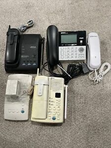 Lot of 5 Telephones Cordless Phones Wholesale Bulk – Picture 1