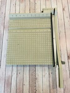 Boston 2612 Paper Cutter 12&#034; Trimmer Guillotine USA