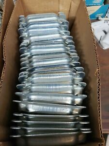 (LOT OF 25) Bowers 404A 4&#034; Square Two-Gang/Device Mud Ring 3/4&#034; Raised (52-C-18)