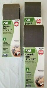 ShopSmith 3&#034; x 21&#034; Ceramic Sanding Belt P60 Grit -Extreme Removal LT1-100