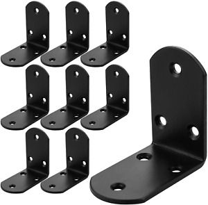 Heavy Duty L Bracket Corner Brace for Shelves Metal 90 Degree Angle 16 PCS