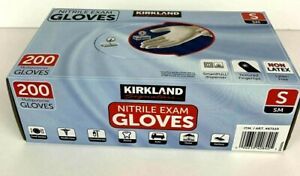 Kirkland Signature Nitrile Exam Gloves,Size  Samll. 200 Gloves