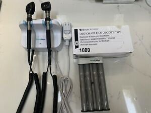 Welch Allyn GS777 3.5v Wall Transformer Ophthalmoscope Otoscope Diagnostic Set