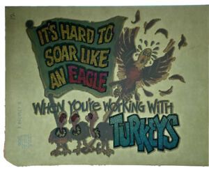 VTG 80s Deadstock T-Shirt Iron On Heat Transfer ROACH Soar Like An Eagle