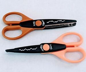 2 Pair Kraft Edgers Scrapbooking Scissors   KE-09 Rockies   KE-32 Imperial