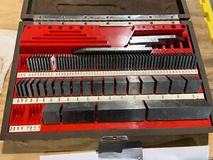 Starrett Webber Gage Block Set - 81 Pcs.  SS81A1 Grade 2