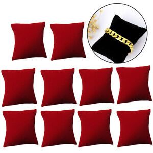 10Pcs Bracelet Watch Pillow Cushion Jewelry Display Holder Stand Organizer NEW