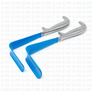 Doyen Vaginal Retractor Insulated - Set of 2 - Pelvic Gynecological Instruments