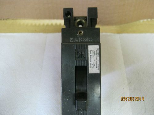 Westinghouse  ea1020  120 v  20 amp  1 pole e-frame circuit breaker for sale