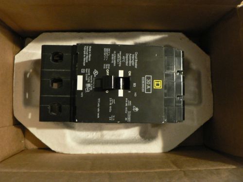 Square d edb36030  3p 30a 3 pole 30 amp 600 volt breaker for sale