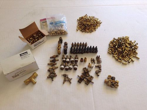 Parker Brass Tube, Fittings,  Elbows, Sleaves, Tee&#039;s, Male And Female Connectors