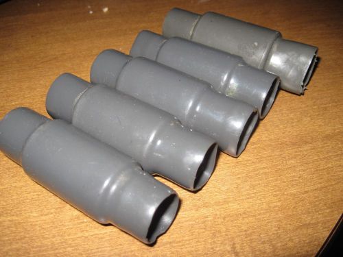 **lot of 5  1/2&#034; pvc coated rigid coupling for sale