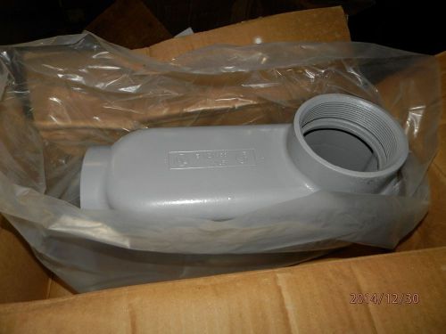 Crouse-hinds condulet 4&#034; hub conduit body lb105-cgn  body, gasket, and cover for sale